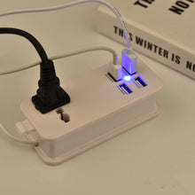 Load image into Gallery viewer, 4-Port USB and Universal Outlet Charging Station
