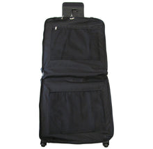 Load image into Gallery viewer, Amerileather Black Wheeled Leather Garment Bag
