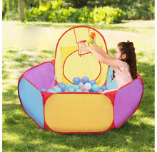 Load image into Gallery viewer, 7-Piece Kids Ball Pit Tunnel Play Tent
