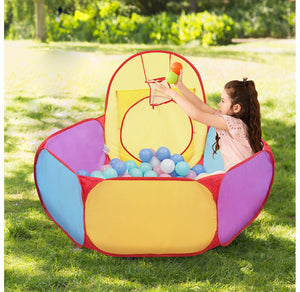 7-Piece Kids Ball Pit Tunnel Play Tent