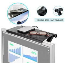 Load image into Gallery viewer, Clip-On Storage Shelf for Monitors
