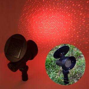 HiLine Products Waterproof Outdoor Cordless Star Laser Lights (Red)