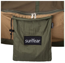 Load image into Gallery viewer, Double Camping Hammock with Bug Net, Tree Straps and Carabiners

