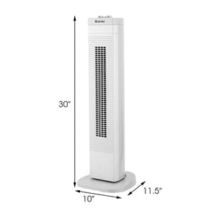 Bladeless 3-Speed Portable Oscillating Tower Fan