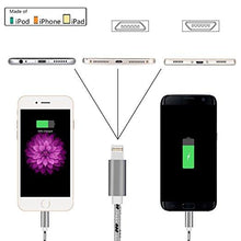 Load image into Gallery viewer, 2-in-1 Reversible Lightning &amp; Micro USB Cable (2-Pack)
