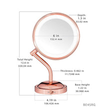 Load image into Gallery viewer, Conair Reflections Double-Sided LED Lighted Vanity Mirror
