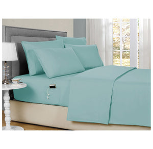 Bamboo 2000 6-Piece Smart Sheets Set with Storage Pockets (1- or 2-Pack)