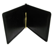 Load image into Gallery viewer, Amerileather Black Leather Money Clip

