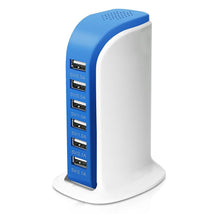 Load image into Gallery viewer, Desktop Charging Station with 6 USB Ports
