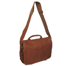 Load image into Gallery viewer, Amerileather Woody Leather 15-inch Laptop Messenger Bag
