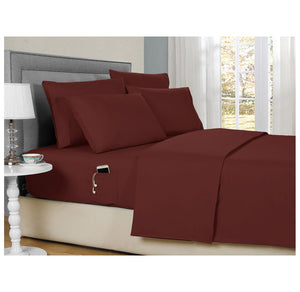 Bamboo 2000 6-Piece Smart Sheets Set with Storage Pockets (1- or 2-Pack)