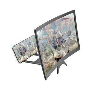12'' 3D Curved Screen Magnifier for Mobile Phones