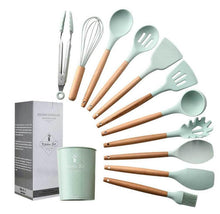Load image into Gallery viewer, 11-Piece Kitchen Utensil Set with Holder
