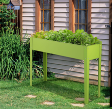 Load image into Gallery viewer, Elevated 40" x 12" Outdoor Garden Plant Stand
