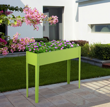 Load image into Gallery viewer, Elevated 40" x 12" Outdoor Garden Plant Stand
