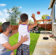 Load image into Gallery viewer, Adjustable Height Kids&#39; Basketball Hoop Play Set
