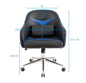 Adjustable Height Massaging Lumbar Task Chair