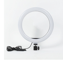 Load image into Gallery viewer, 10-inch Selfie Tripod Light with Smart Phone Holder
