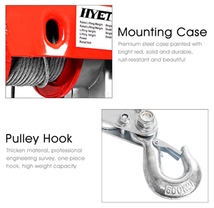 440-pound Mini Electric Wire Hoist