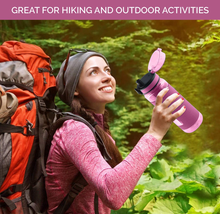 Load image into Gallery viewer, 25oz Sports Water Bottle with Silicone Sleeve and Leak Proof Lid
