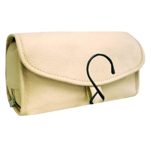 Amerileather All-Leather Toiletry Bag Travel Kit