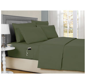 Bamboo 2000 6-Piece Smart Sheets Set with Storage Pockets (1- or 2-Pack)