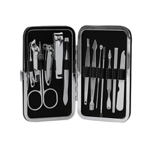 Load image into Gallery viewer, 12-Piece Stainless Steel Mani Pedi Travel Set
