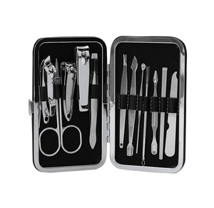 12-Piece Stainless Steel Mani Pedi Travel Set
