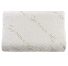 Load image into Gallery viewer, Cheer Collection Contoured Foam Pillow with Bamboo Cover
