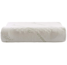 Load image into Gallery viewer, Cheer Collection Contoured Foam Pillow with Bamboo Cover
