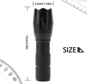 1,200 Lumen Focusing Flashlight with Battery & Charger