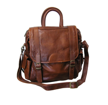 Load image into Gallery viewer, Amerileather Three Way Leather Backpack
