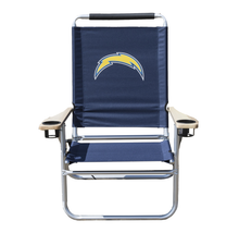 Load image into Gallery viewer, NFL Licensed Logo Beach Chair
