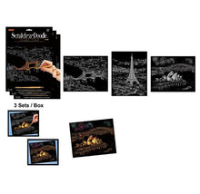 Load image into Gallery viewer, Artlover Scratch-A-Doodle Art Kits (Set of 3)
