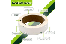 Load image into Gallery viewer, Dissolvable Food Container and Storage Labels
