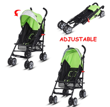 Load image into Gallery viewer, Costway Folding Lightweight Umbrella Travel Stroller with Storage
