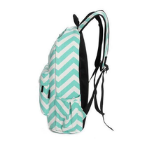 Load image into Gallery viewer, Chevron Printed 16-inch Backpack
